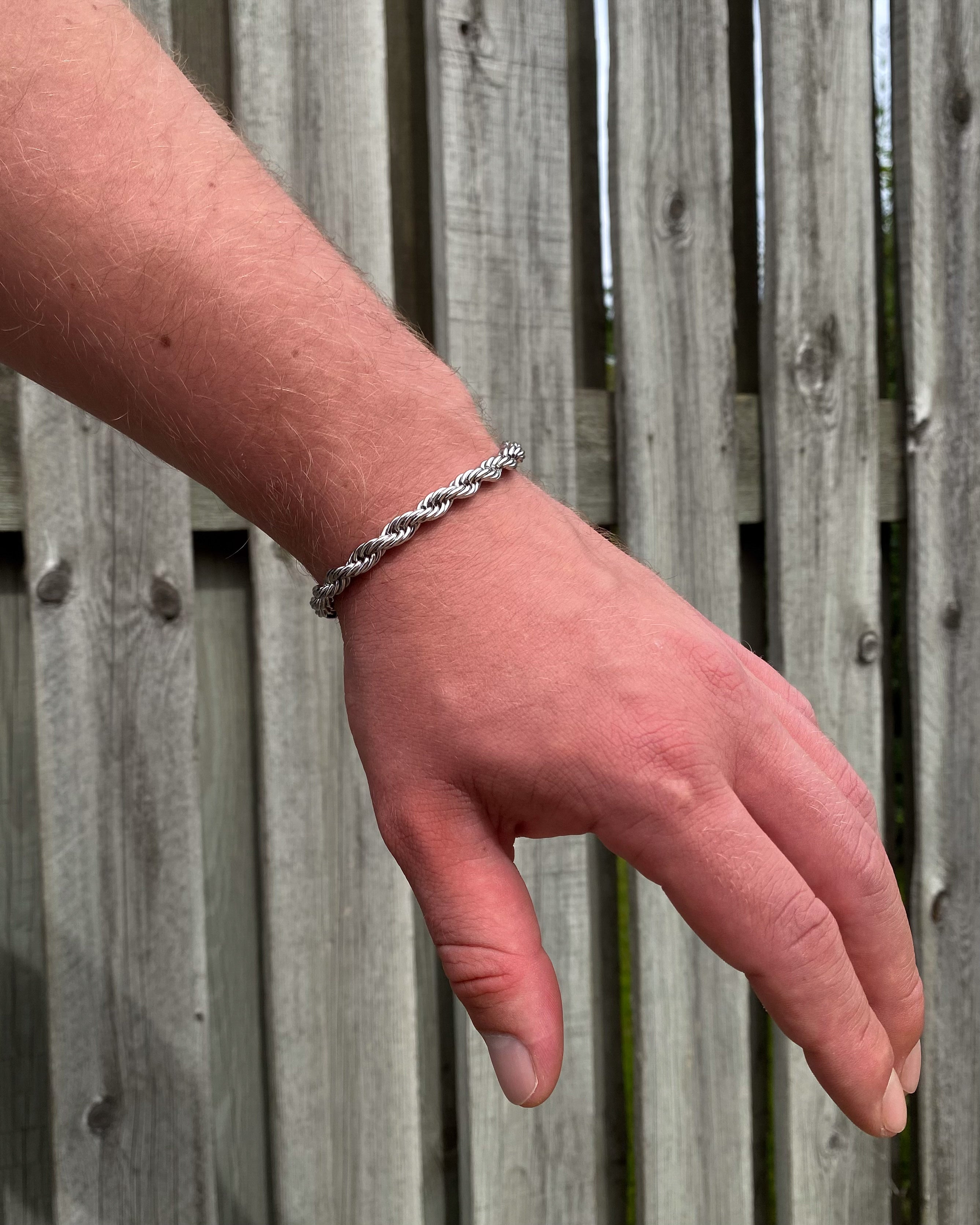 Rope Chain Bracelet 6mm