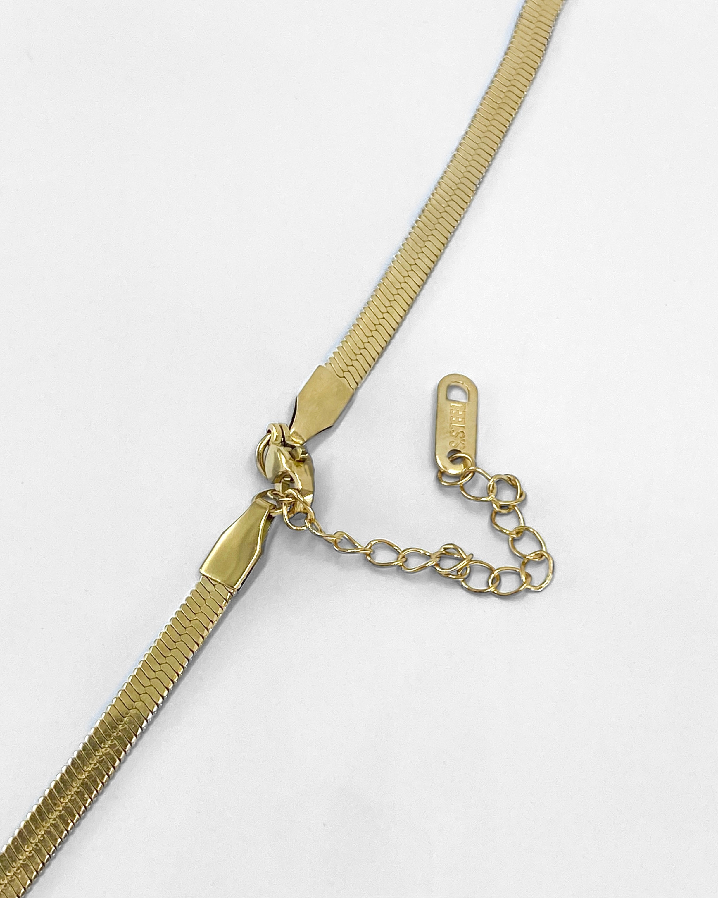 Snake Edge Necklace 4mm