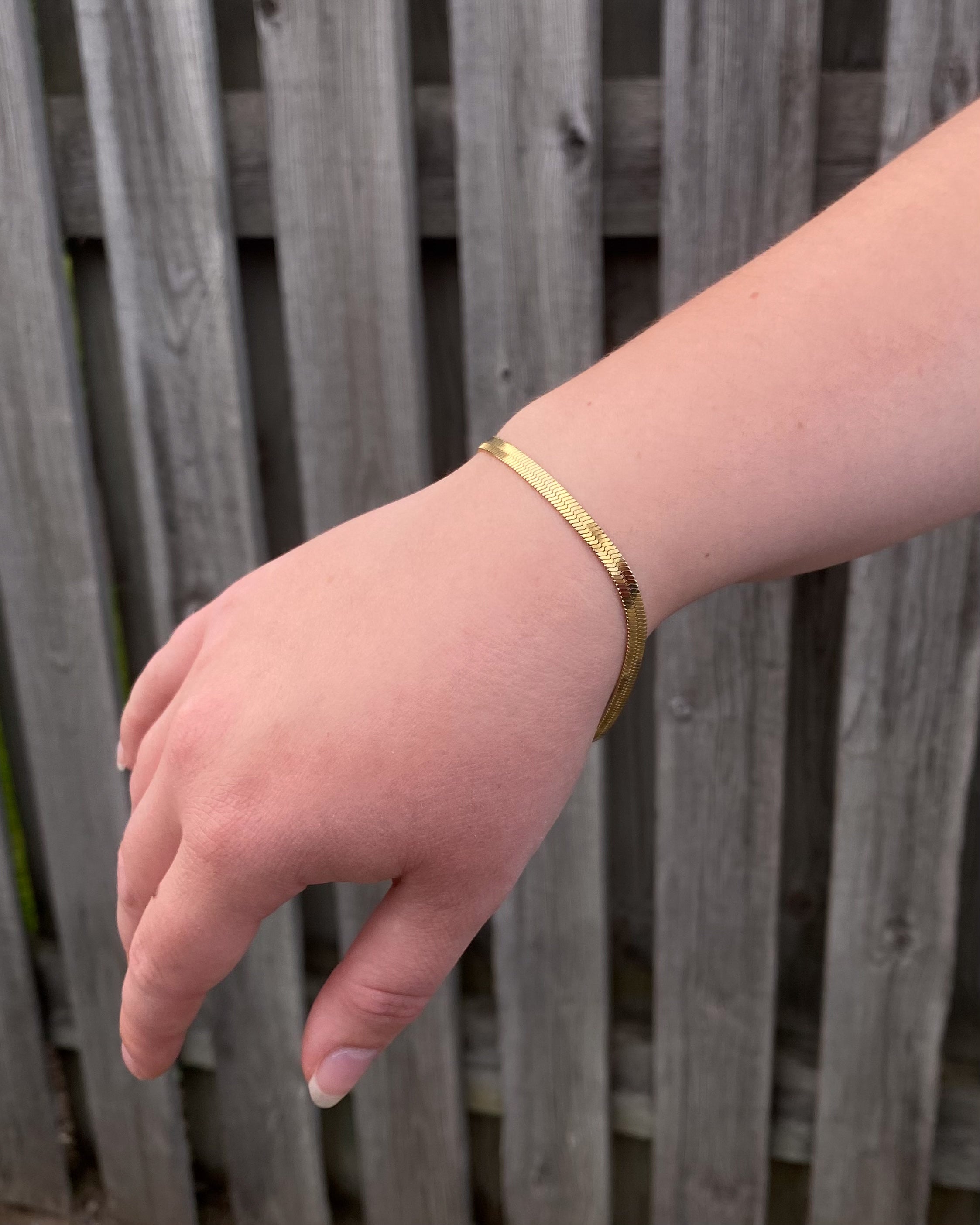 Snake Chain Bracelet 4mm