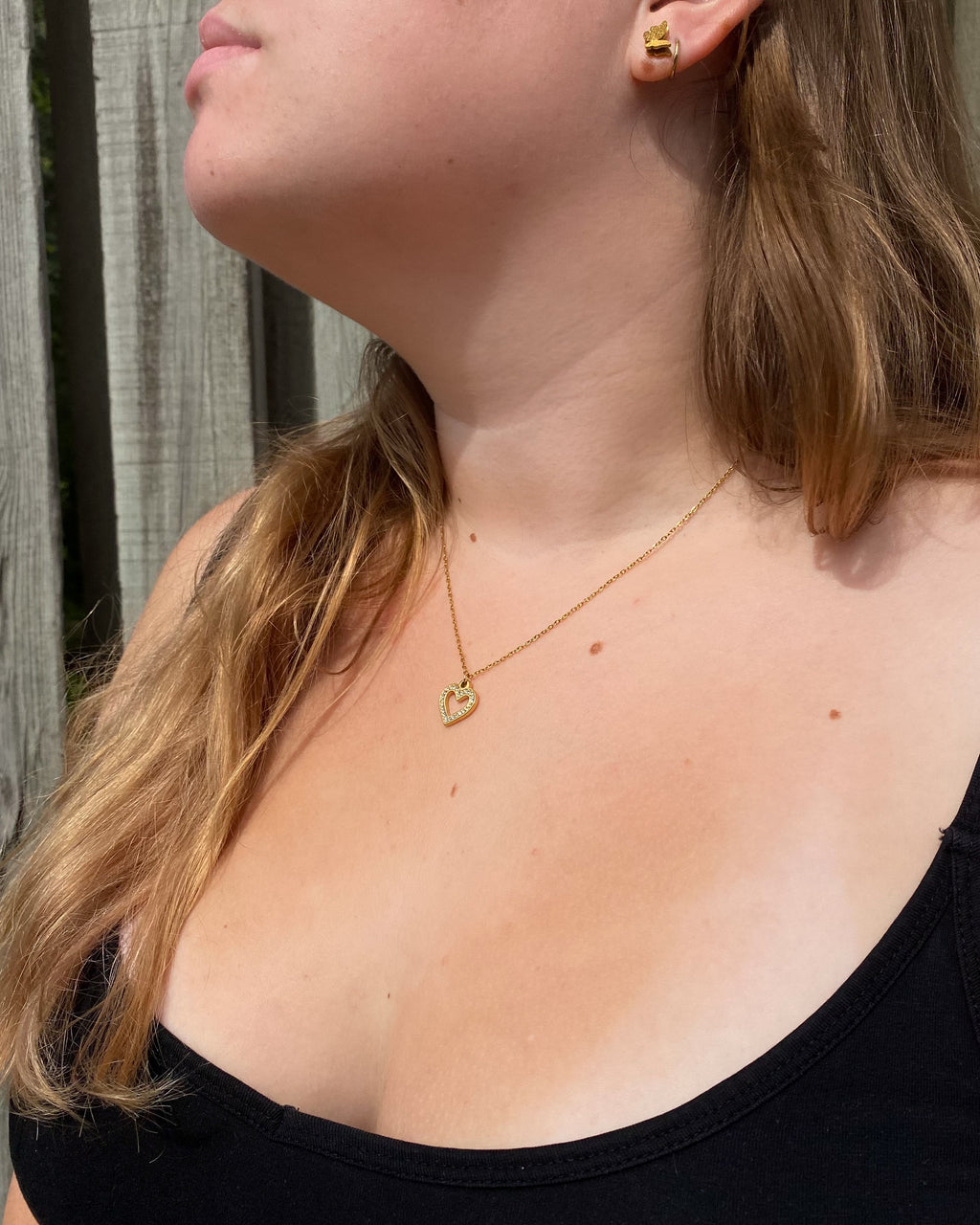Golden Heart Necklace