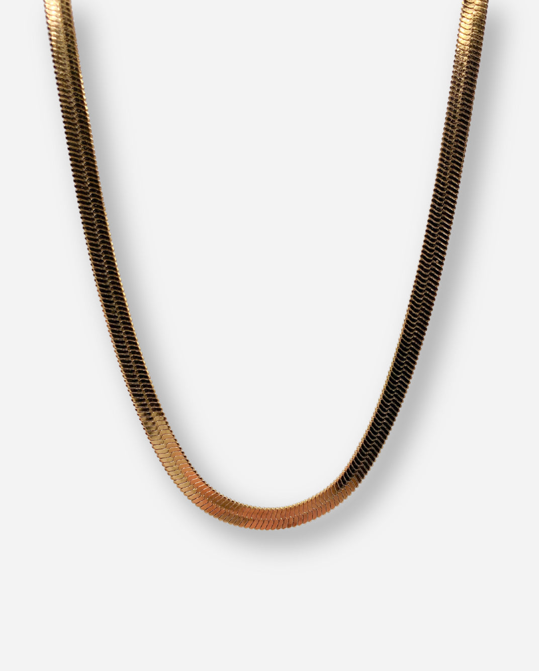 SNAKE EDGE NECKLACE 4MM