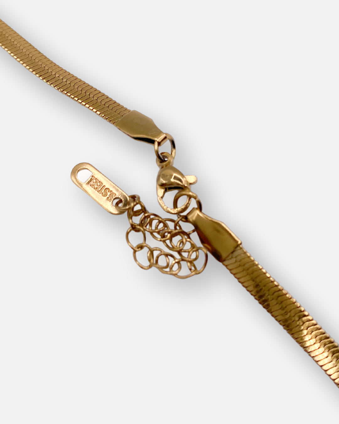 SNAKE EDGE NECKLACE 4MM