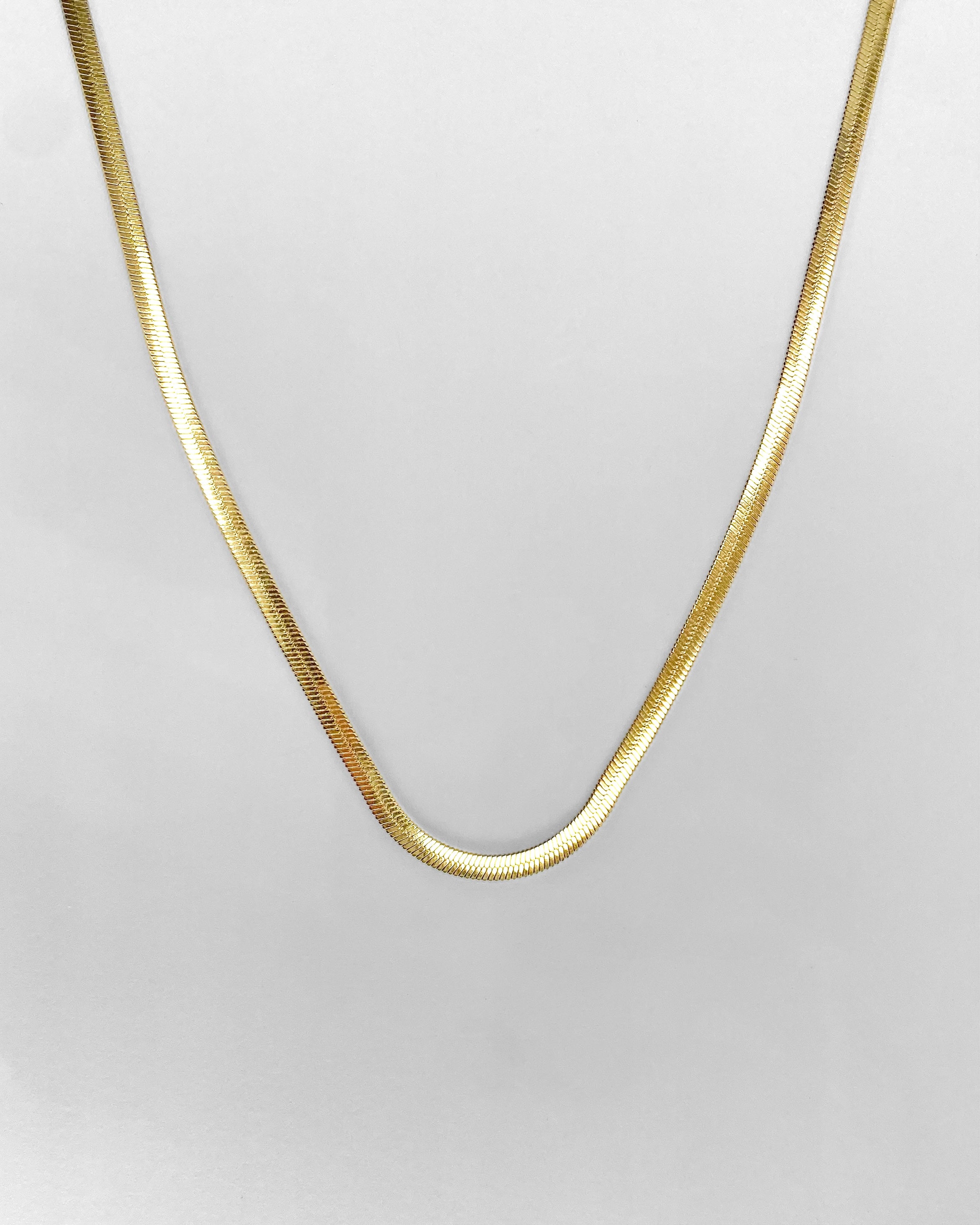 Snake Edge Necklace 4mm